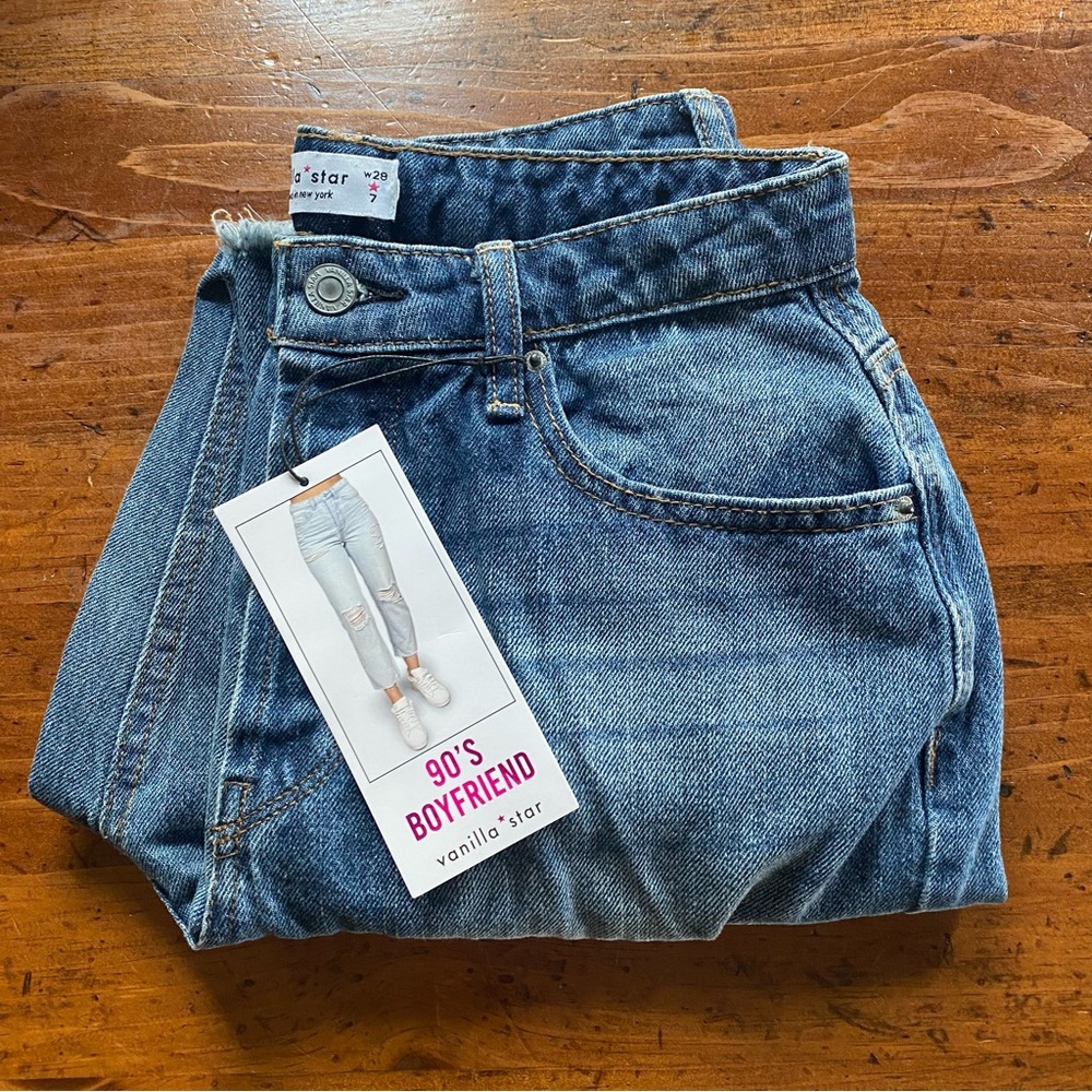 Vanilla Star - 90’s Boyfriend Denim Jeans - Women’s 7 28